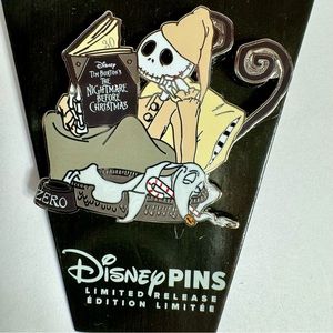 NWT. Disney Nightmare Before Christmas pin 30th Anniv. Jack Skellington Zero LR
